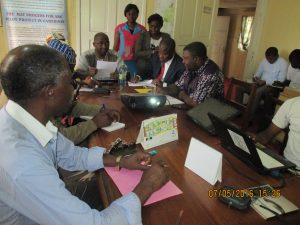 ABS National Focal Point (extreme left) commending ERuDeF's efforts